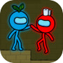 Red and Blue Stickman : Animation Parkouricon