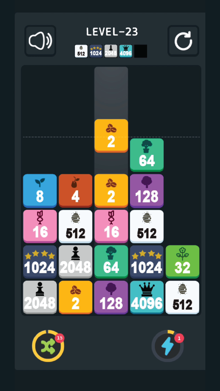 这不是2048游戏截图