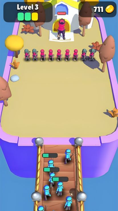 Merge Army Tower Attack游戏截图