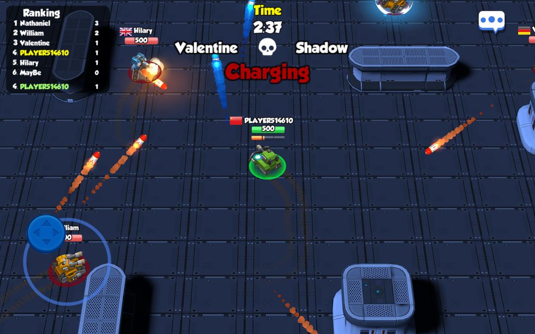 坦克冲突1: 竞技场游戏截图