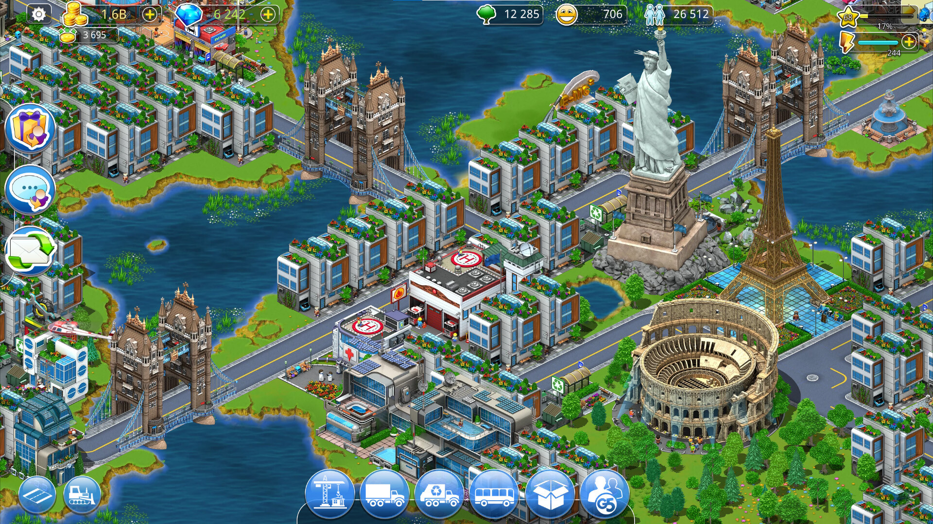 Virtual City Playground®：建设您的大都会游戏截图