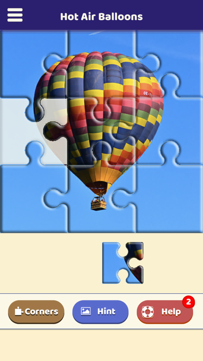 Hot Air Balloons Puzzle游戏截图