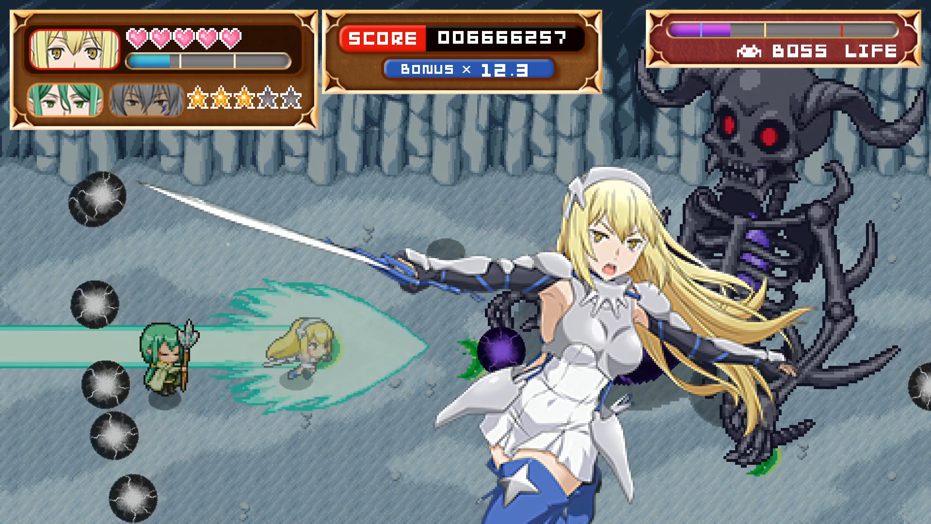 Is It Wrong to Try to Shoot 'em Up Girls in a Dungeon?游戏截图