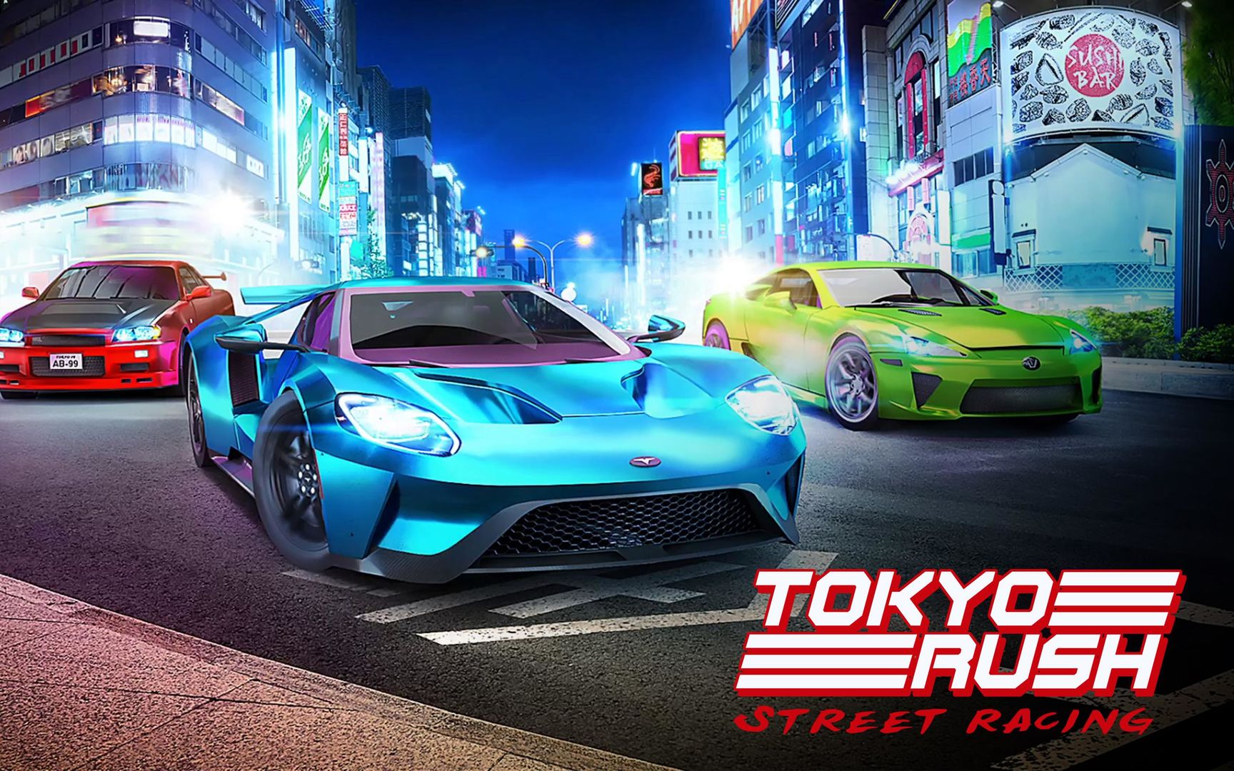 Screenshot of Tokyo Rush: Street Racing