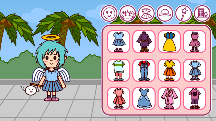 女孩游戏 - 小镇世界游戏截图