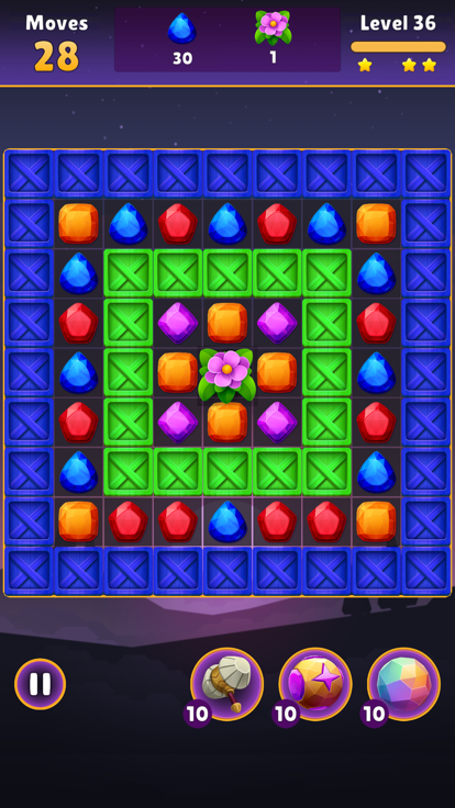 Jewel Quest - Magic Match3游戏截图