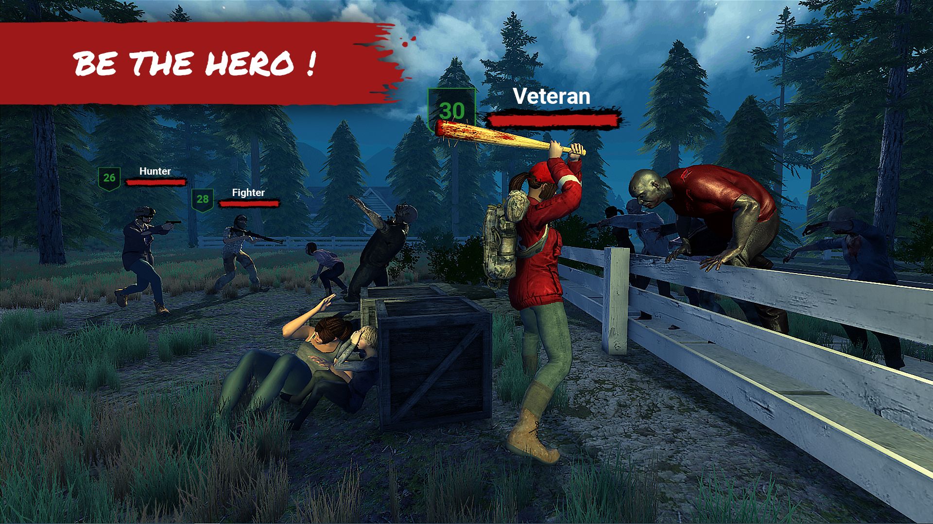 Screenshot of Horror Forest 3: MMO RPG Zombie Survival