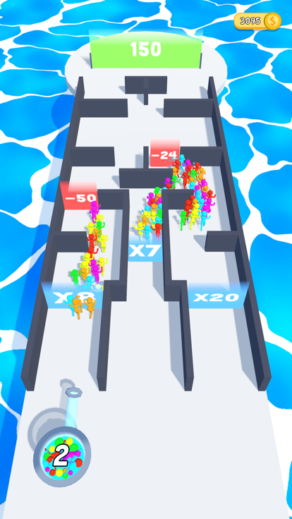 Crowd Maze 3D!游戏截图
