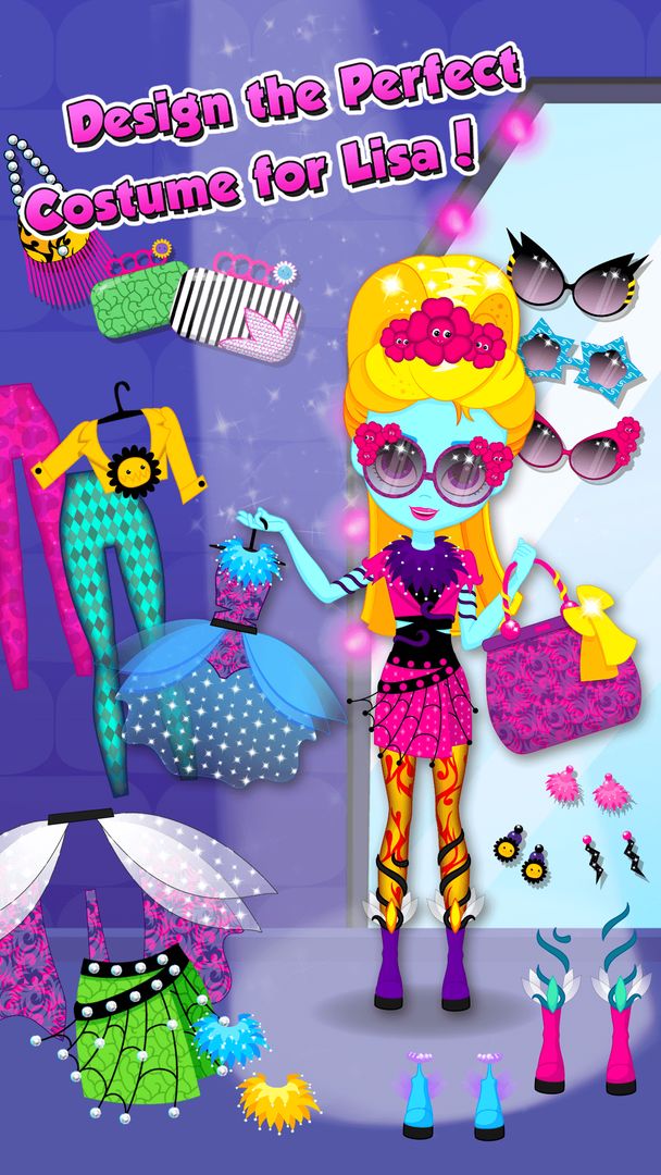 Monster Sisters Fashion Party screenshot game