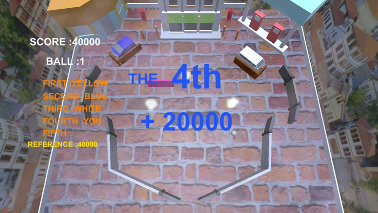 Hit Cars Pinball City游戏截图