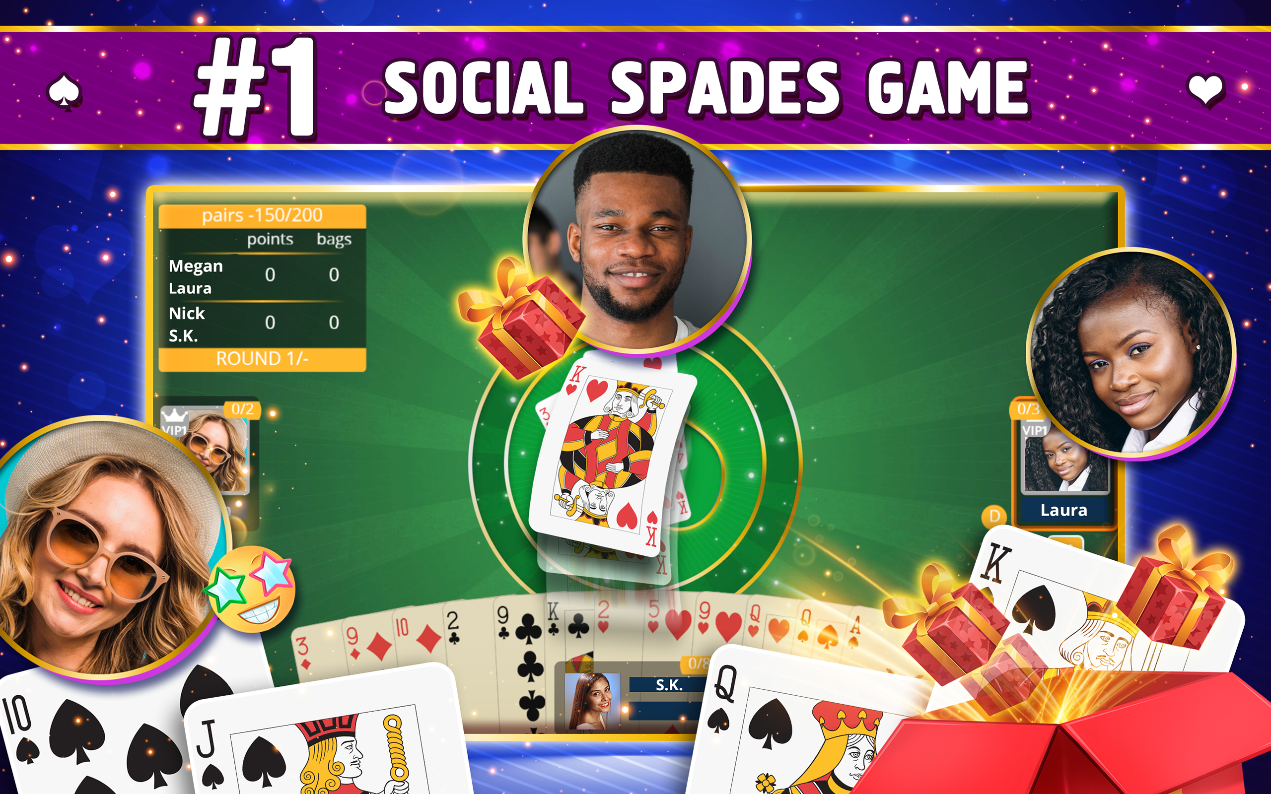 play spades free online with jokers