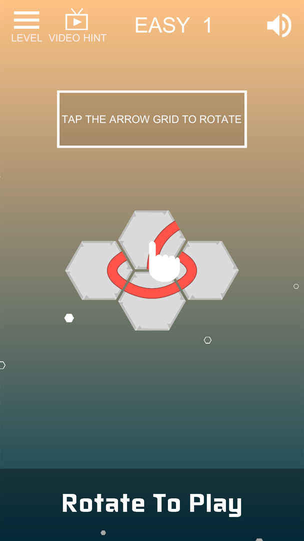 Screenshot of Hexagon Line Puzzle
