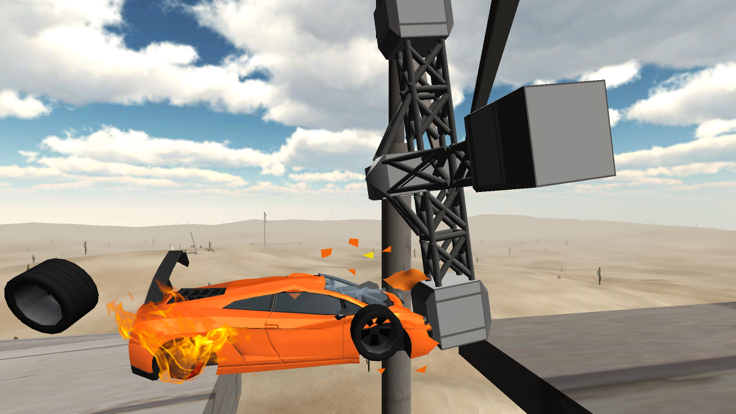 Beam Drive Car Crash Stunts游戏截图