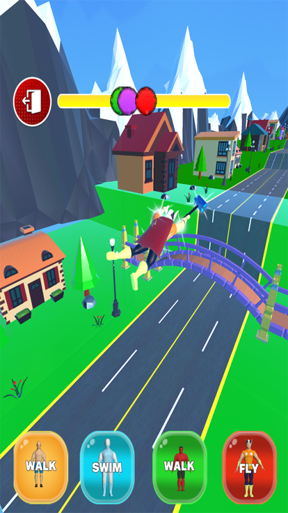 超级英雄形状变换游戏截图