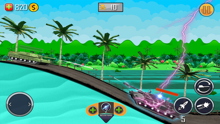 Hill of Tanks : Tank Battle游戏截图