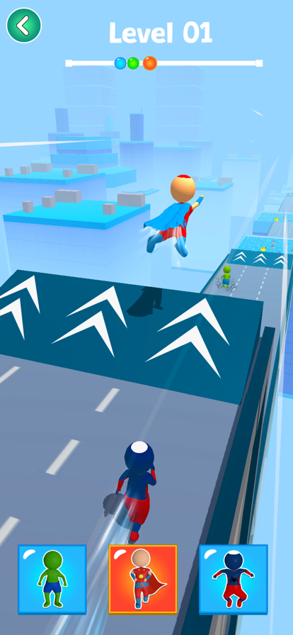 Super Powers in a Race游戏截图