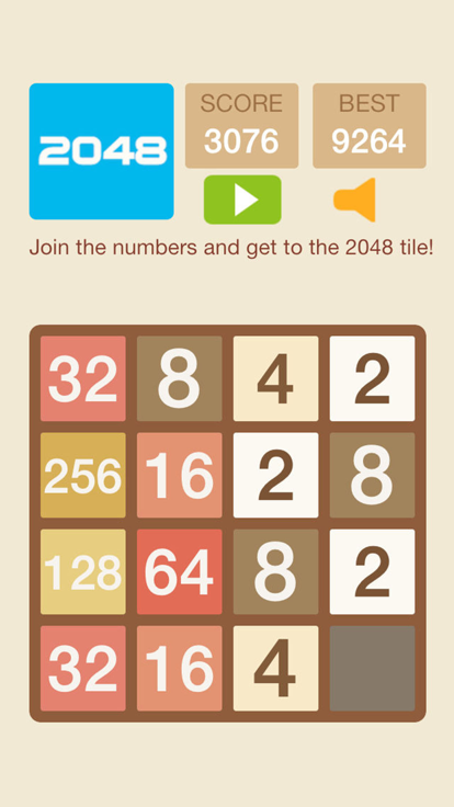2048 中文版 - 天天欢乐直播游戏截图