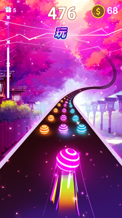 美歌大路 - 音乐球球游戏游戏截图