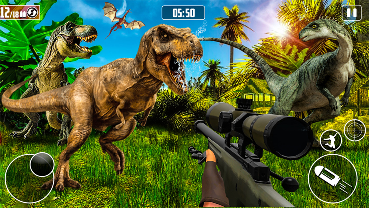 Jurassic Hunter World Sniper游戏截图