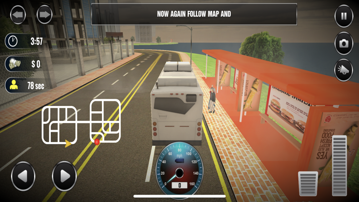 Pave Your Path For Bus Drive游戏截图