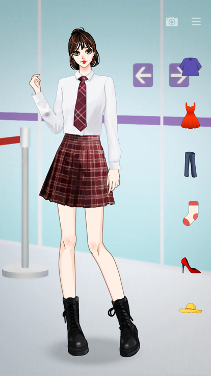 模特换装（女生版）游戏截图