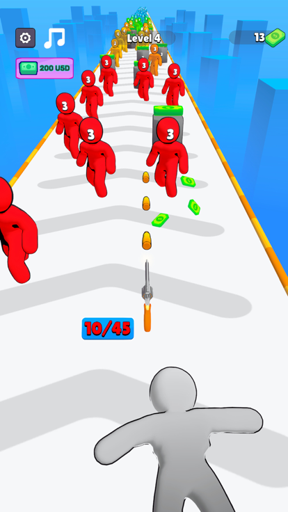 Flame Gun Run游戏截图