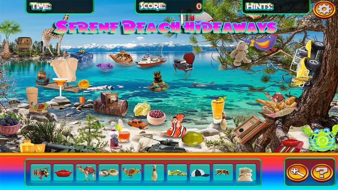 Hidden Objects California Beaches & Ocean Puzzle游戏截图