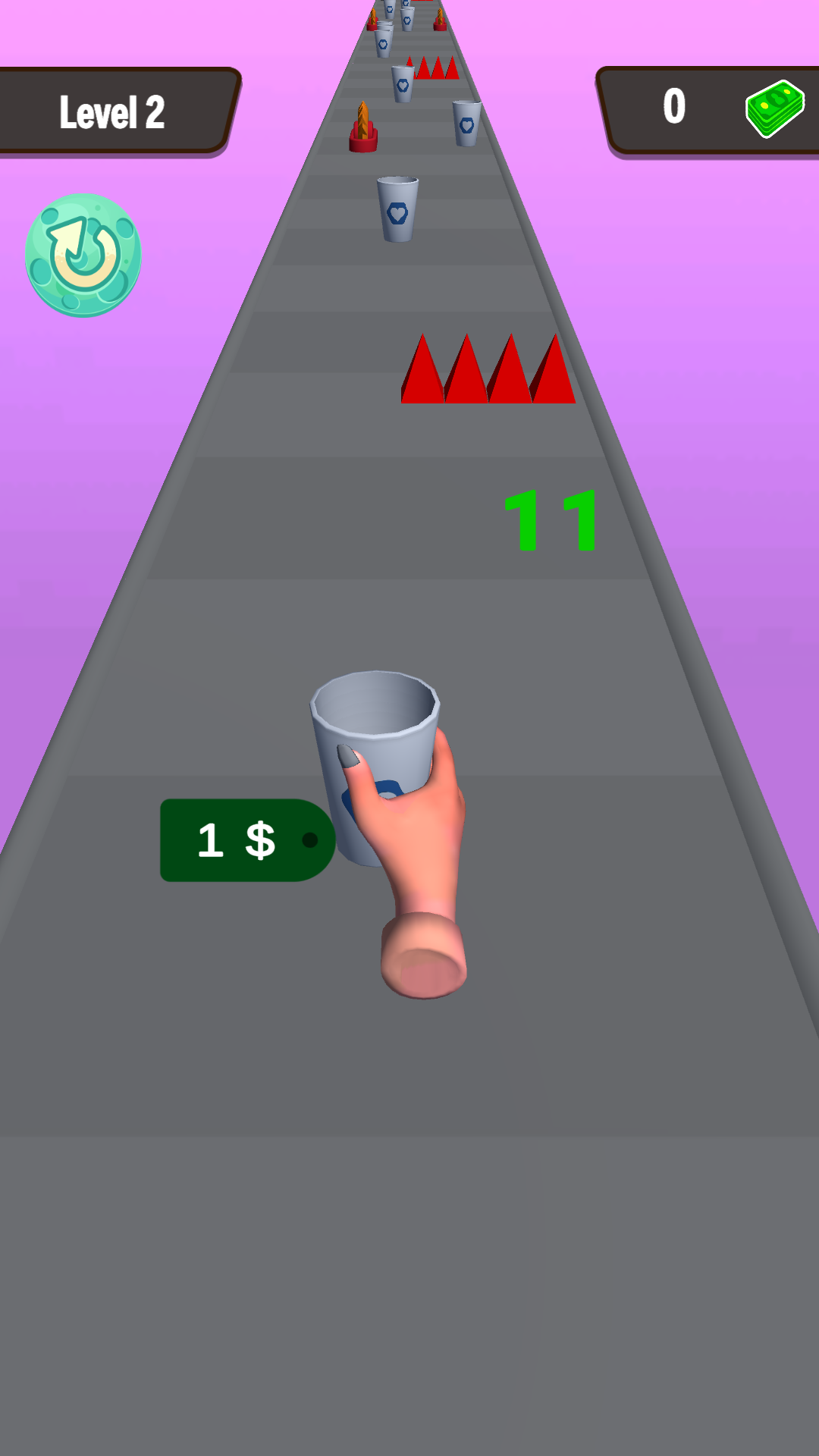 咖啡杯酷跑游戏截图