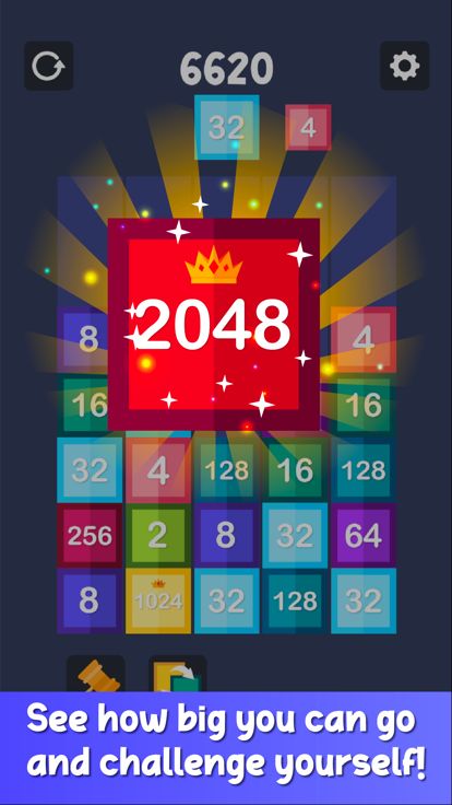 2048消消乐 - 数字队方块解谜益智小游戏游戏截图