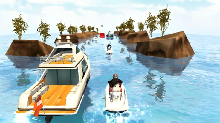 Speed Boat Driving and Parking游戏截图