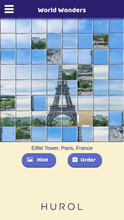 World Wonders Sliding Puzzle游戏截图