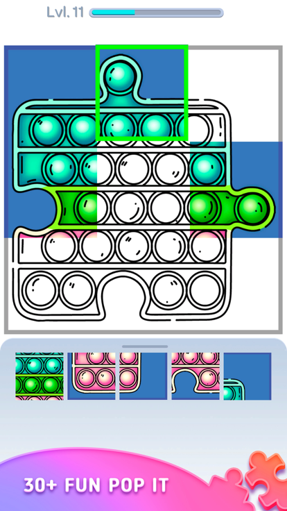 Antistress Pop It Jigsaw游戏截图