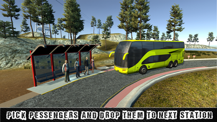 Real City Coach Bus Driver Simulator 3D游戏截图