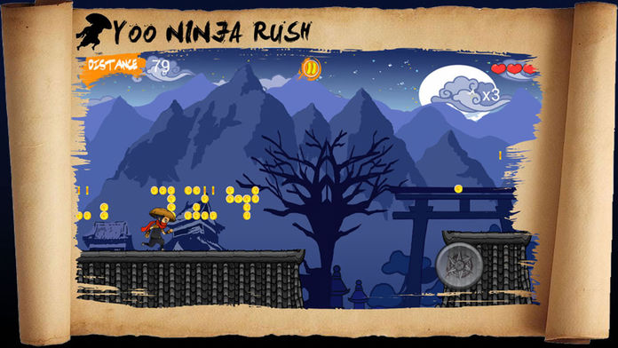 Yoo Ninja Rush - Jumping, No Ads游戏截图