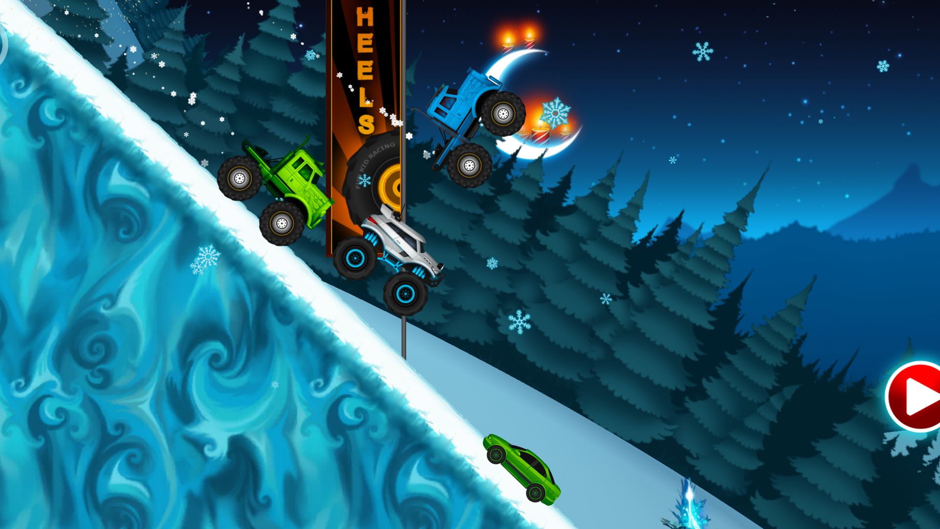 Screenshot of Monster Truck Winter Racing