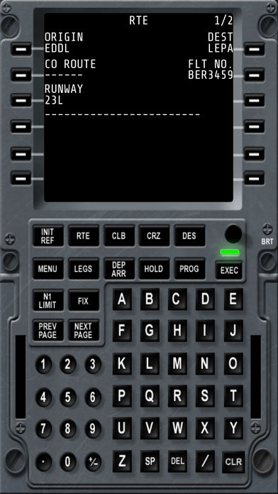 737 CDU - Control Display Unit游戏截图