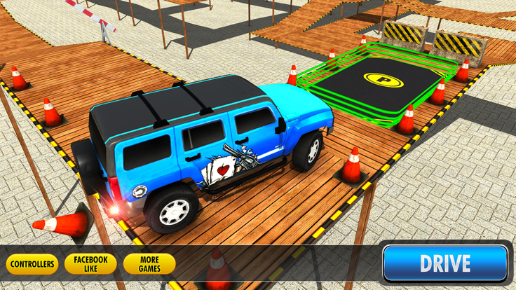 City Climb Prado Car Stunt Parking Simulator 3D游戏截图