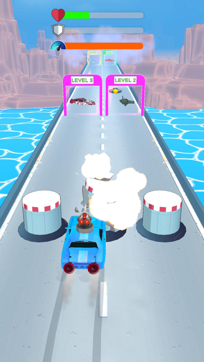 Crash Cars 3D游戏截图