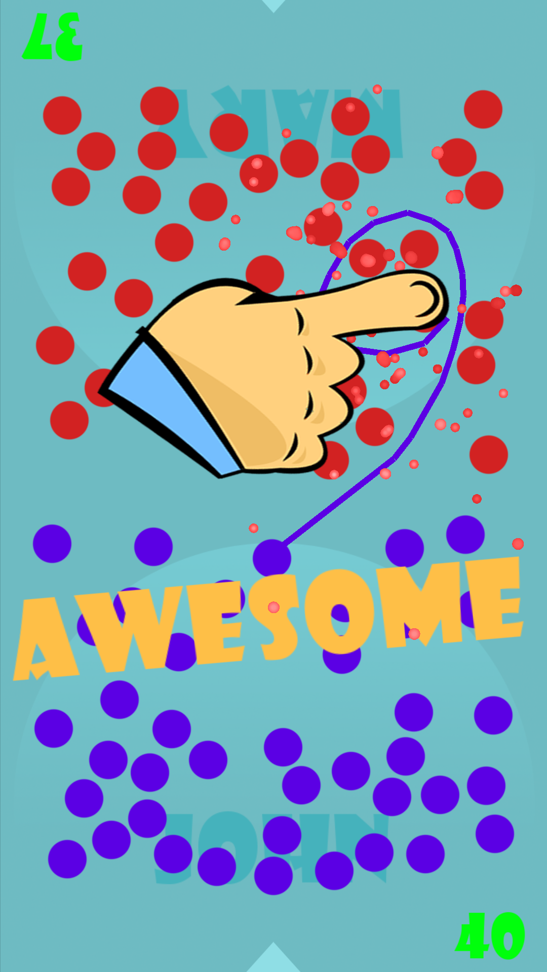 Tap & Drag: Two player game游戏截图