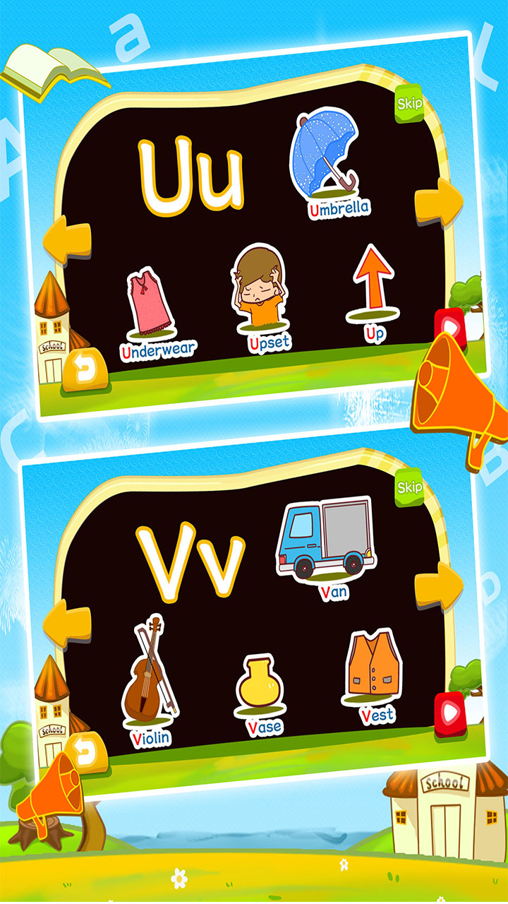 宝宝益智英语字母音标游戏截图