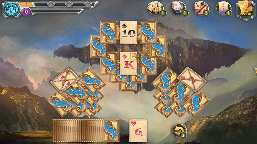 Mystic Journey: Tri Peaks Solitaire游戏截图