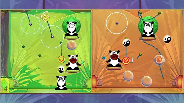 Feed the Panda: Rope Puzzle游戏截图
