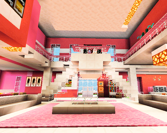 Pink Dollhouse Games Map For Mcpe Roblox Ed Taptap - 