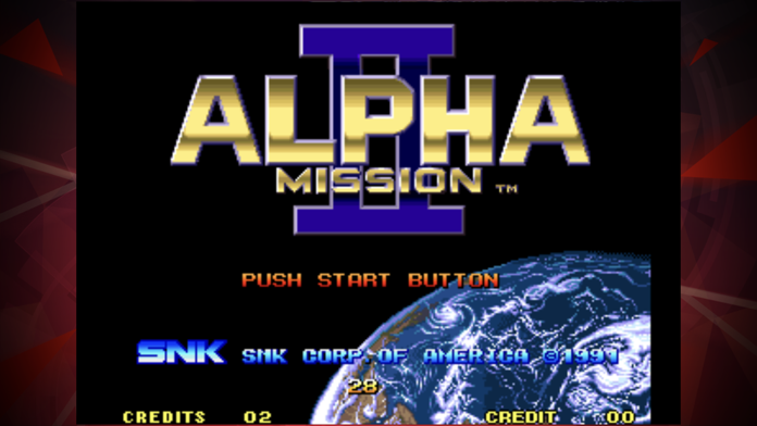 ALPHA MISSION II ACA NEOGEO游戏截图