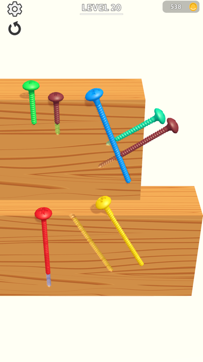 Color Screw Sort游戏截图