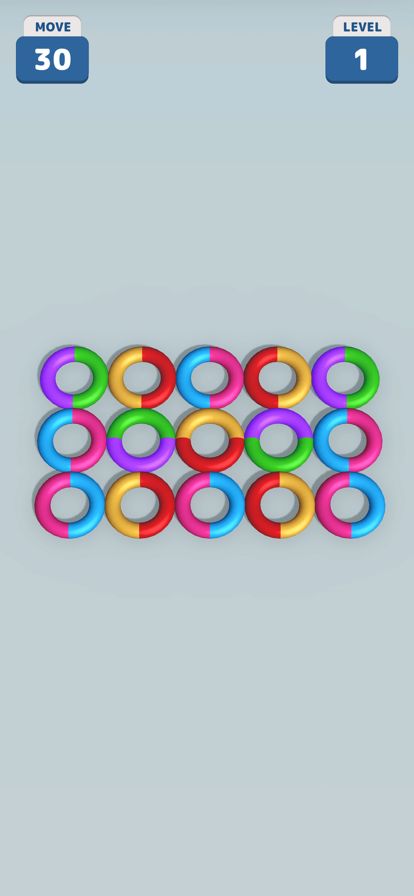 Hoop Loop - Color Match游戏截图