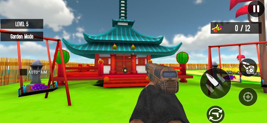 Fruit Shooting Garden Game游戏截图