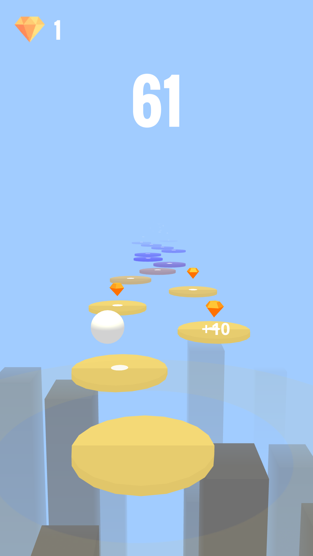 天空跳一跳游戏截图