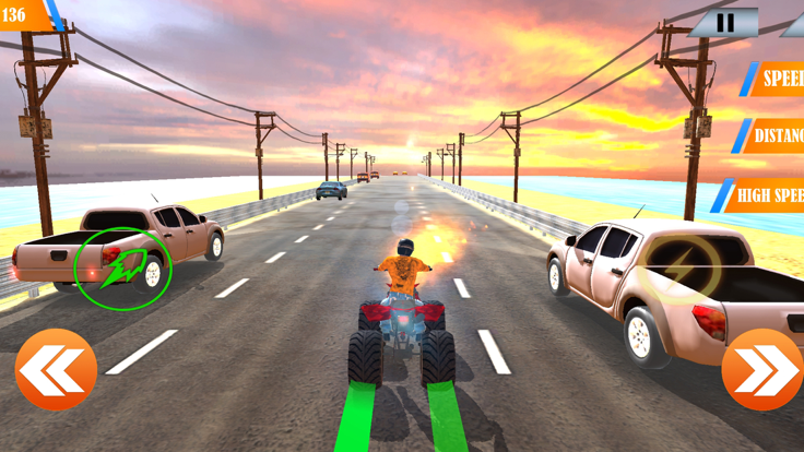 ATV Quad Bike Shooting游戏截图