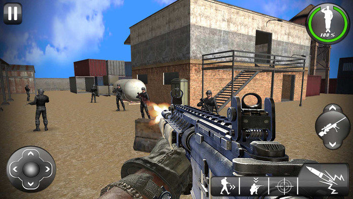 美国陆军突击队射击战斗前线战争游戏截图